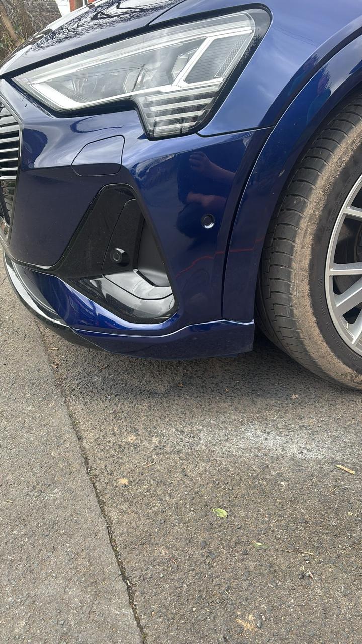 Dent Repair shown after repair